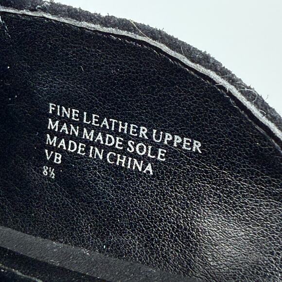 Vtg Charles David Mule Slides Size 8.5 Retro Suede Paisley 90s Regency Victorian - Picture 7 of 8